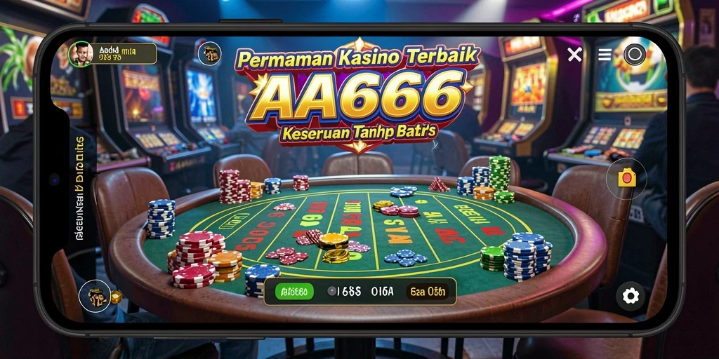 Gameplay menarik dari AA666 dengan suasana Kasino yang otentik.