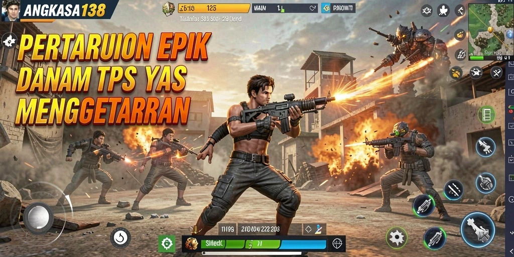 Screenshot ANGKASA138 menampilkan aksi tembak-menembak yang mendebarkan.