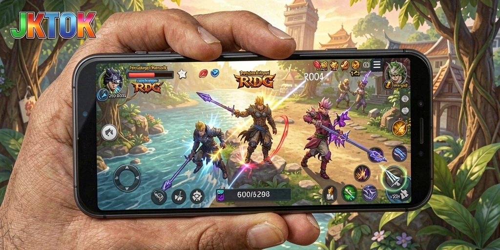 Tampilan grafis yang memukau dalam gameplay JKTOK.