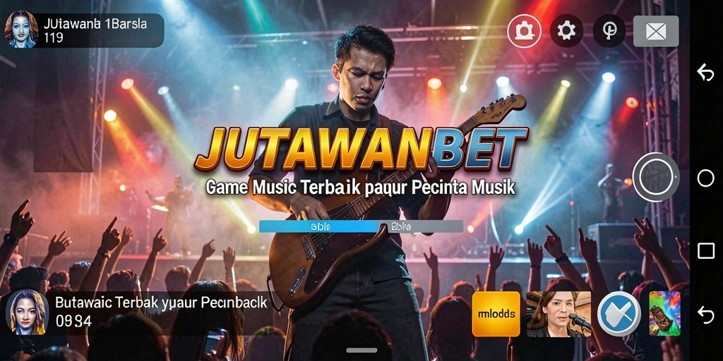 Tampilan gameplay JUTAWANBET yang menarik dan interaktif untuk penggemar musik.