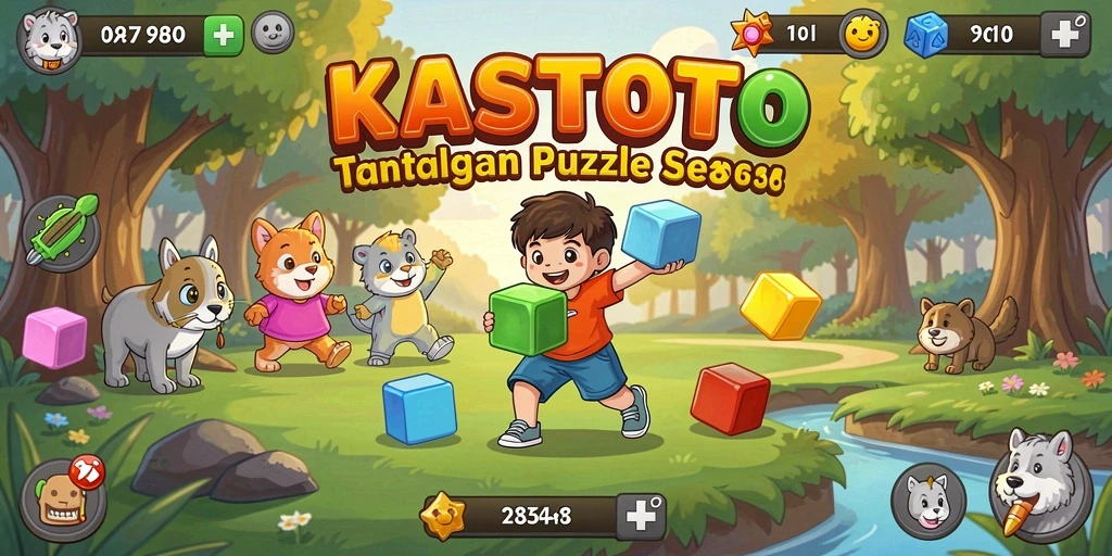 Gameplay menarik dan menantang dari KASTOTO.