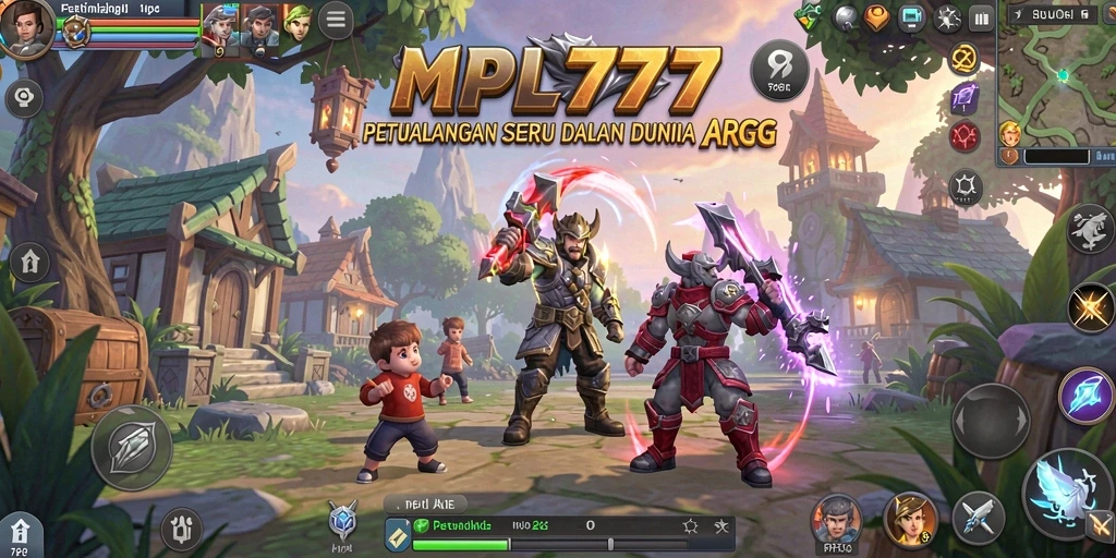 Screenshot MPL777 menampilkan pertarungan seru dalam dunia ARPG yang menakjubkan.
