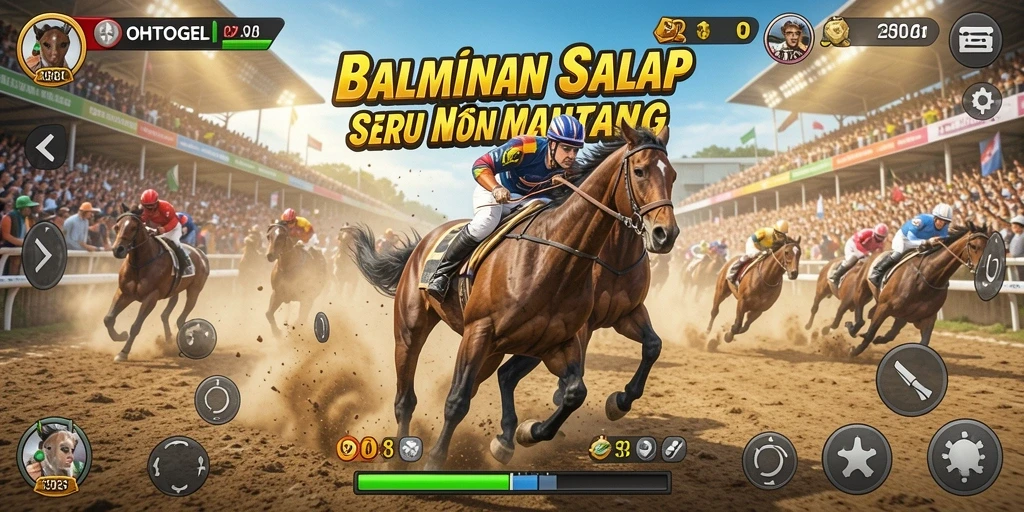 Tampilan gameplay balap yang mendebarkan di OHTOGEL.