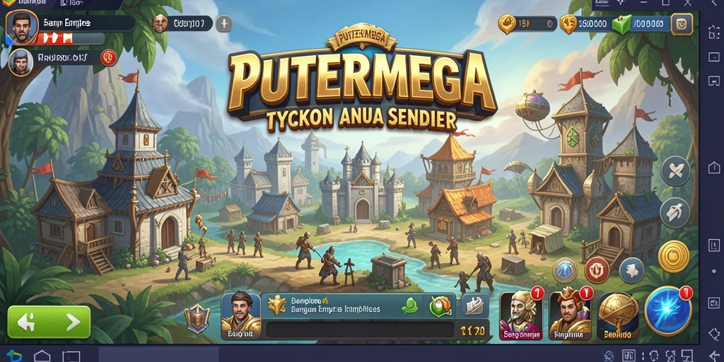 Tampilan menarik dari gameplay Tycoon di PUTERMEGA.