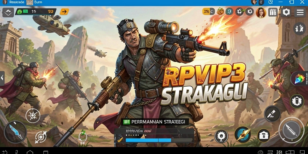 Tampilan gameplay RPVIP3 yang menegangkan dalam strategi.