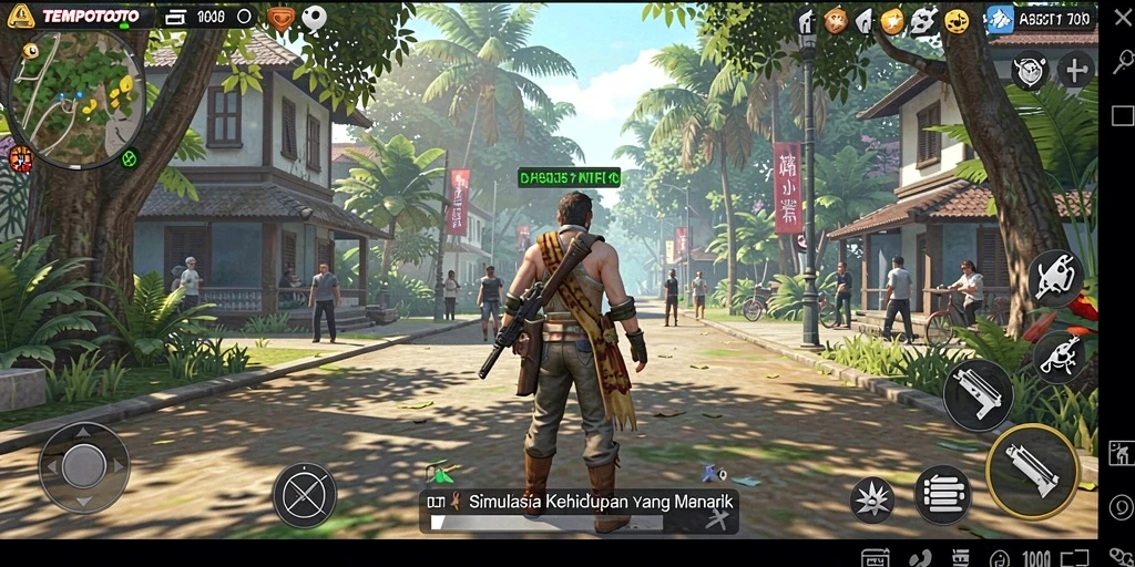 Screenshot gameplay TEMPOTOTO yang menampilkan pengalaman simulasi yang menarik.