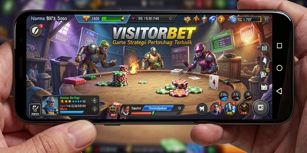 Tampilan menarik dari gameplay VISITORBET dengan elemen strategi menantang.